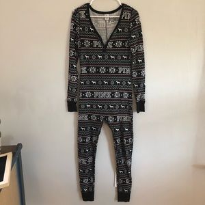 Victoria secret flannel onesie